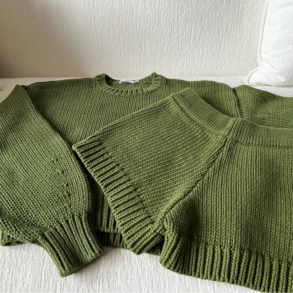 Good American Chunky Cable Knit Set - Picture 2 of 5
